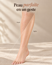Rasoir Solvea, tête tondeuse et tête de finition