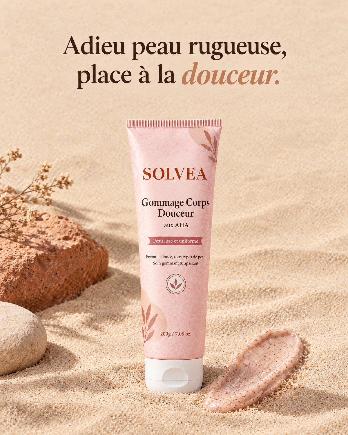 Gommage Corps Douceur Solvea, adieu peau rugueuse