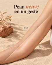 Gommage Corps Douceur Solvea, texture gommante
